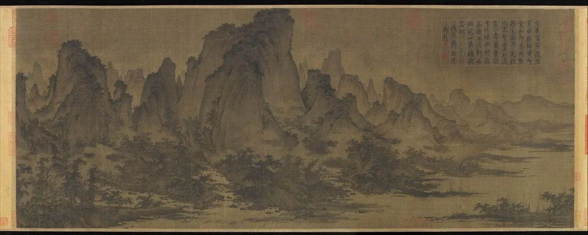 Ink Wash Landscape Painting Basics: The Art of Five Colors of Ink and Negative Space Exploration